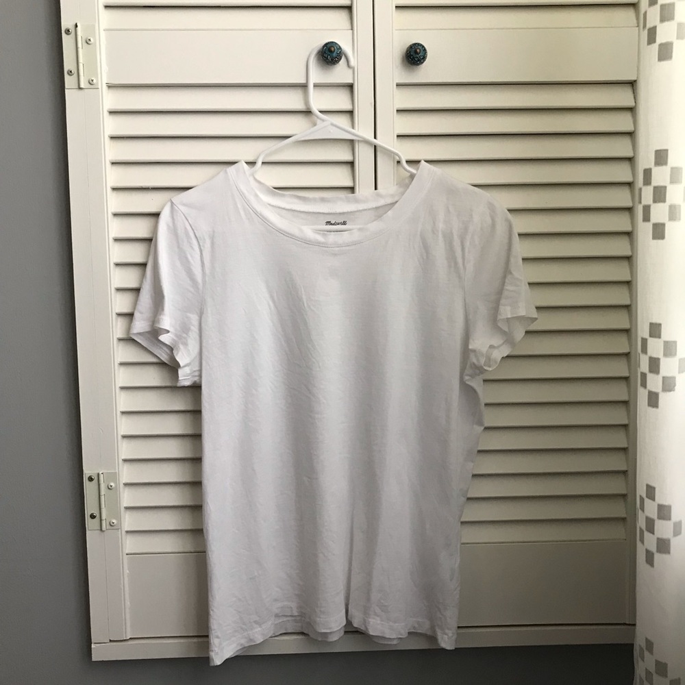 Madewell White Northside Vintage Tee - M